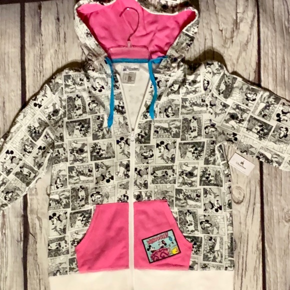 NWT: Disney “ cartoon” Minnie hoodie jacket - Picture 4 of 7